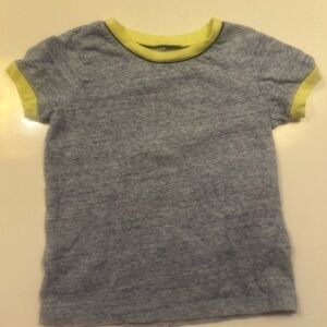 Crewcuts Gray/blue Tee with Yellow Trim 3T